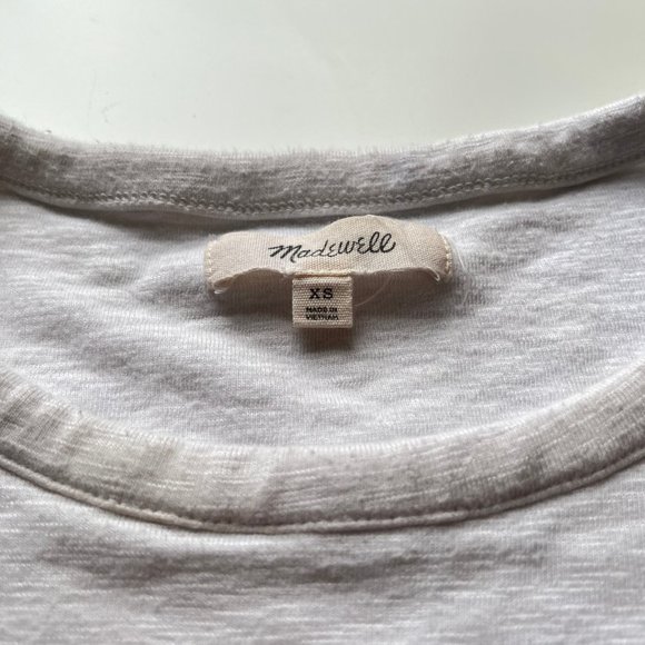 Madewell Baby Tee in Bright Ivory - Picture 6 of 8